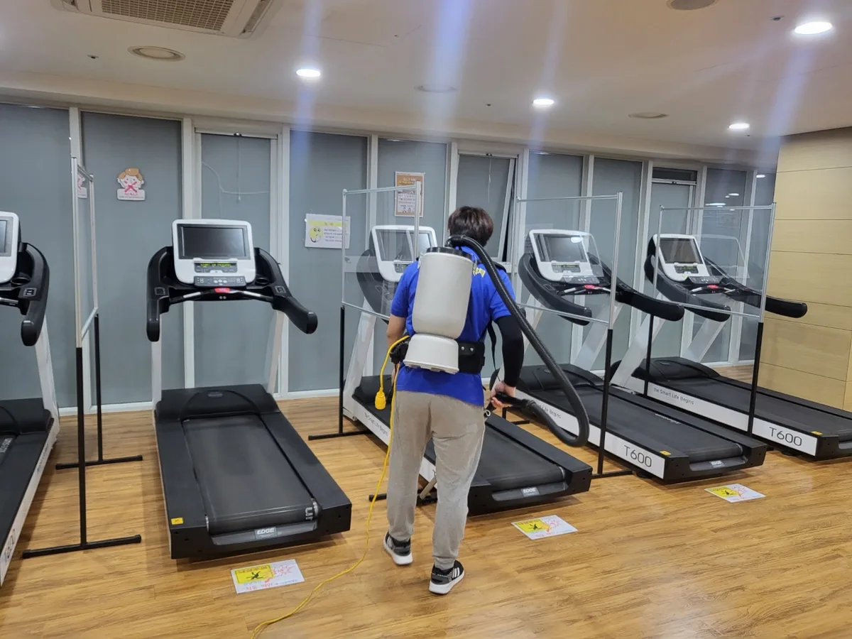 남해군 설천면 헬스장 탕비실 직원 휴게공간 위생청소 사례 - 행진크린